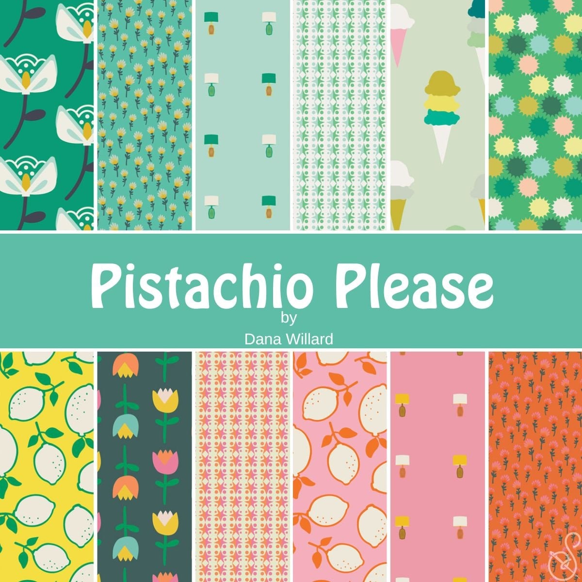 Pistachio Please - Breezy Field - Turquoise [Pre-Order]