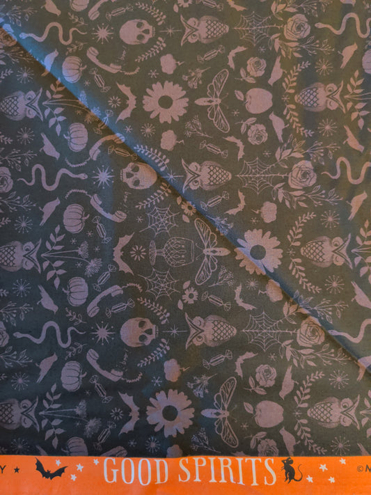 Good Spirits - Creepy Damask - Black