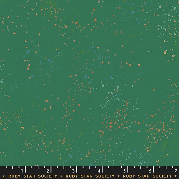 Speckled - Metallic Emerald Green